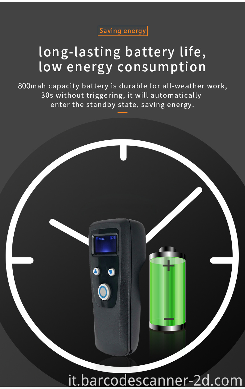 Wireless Portable Barcode Scanner For Mobile